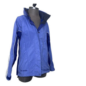 Columbia Women's Blue Size Large Interchange Jacket Warm Layering